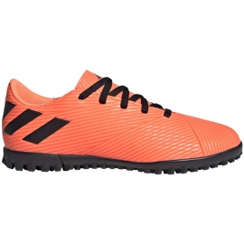 Scarpe da calcio Adidas Nemeziz 19.4 Tf Jr EH0503 multicolore arancia