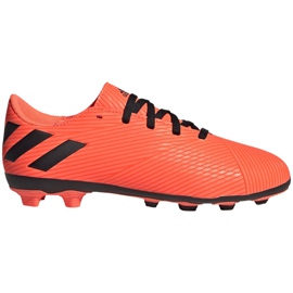 Scarpe da calcio Adidas Nemeziz 19.4 FxG Jr EH0507 multicolore arancia