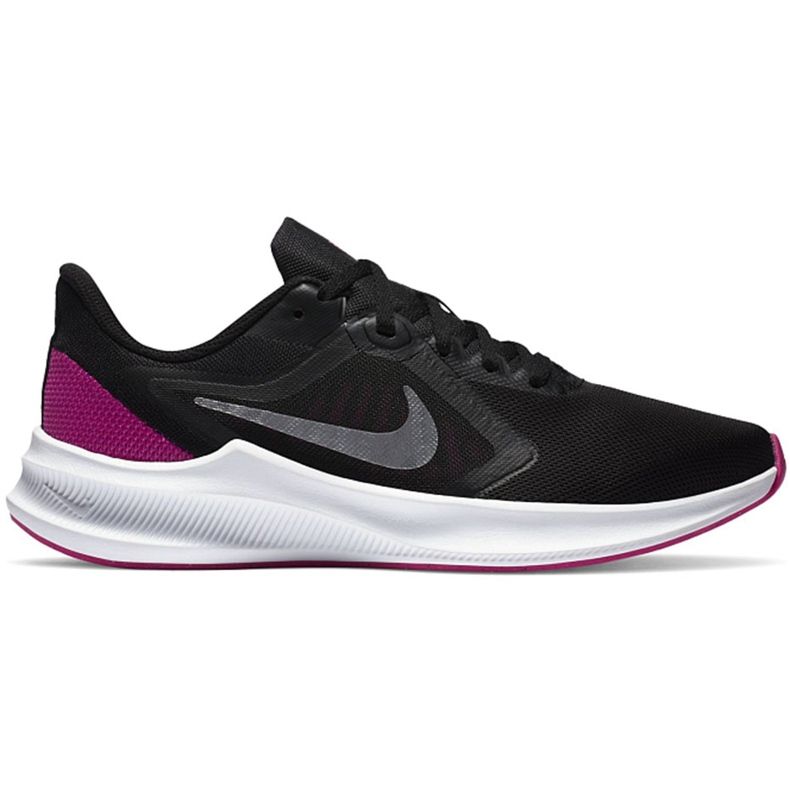 Nike Downshifter 10 scarpe da donna nere e rosa CI9984 004 nero