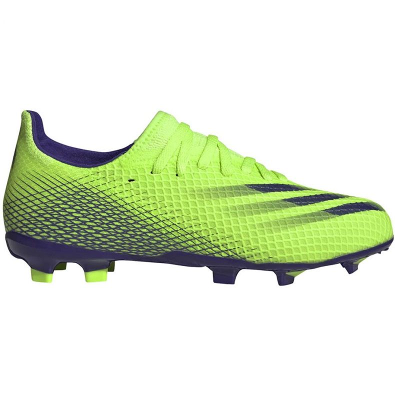 Scarpe da calcio Adidas X Ghosted.3 Fg Jr EG8212 verde verde