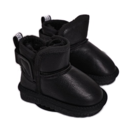 Apawwa Stivali Da Neve Per Bambini Neri Con Pelliccia Charlotte Nera nero