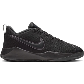 Nike Team Hustle Quick 2 scarpe nere da bambino AT5298 001 nero nero