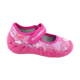 Scarpe per bambini Befado 109P162 rosa d'argento