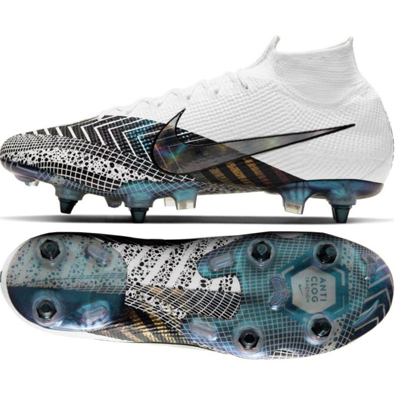 Scarpa da calcio Nike Mercurial Superfly 7 Elite Mds Sg Pro Ac M CK0013-110 bianca bianca
