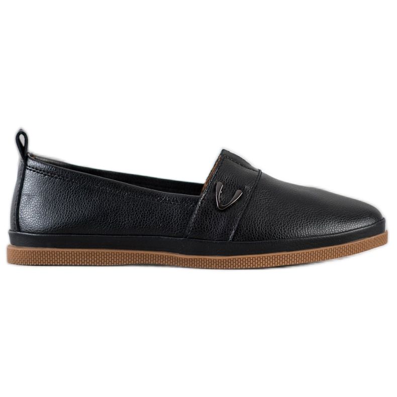 Slip on VINCEZA in pelle nero