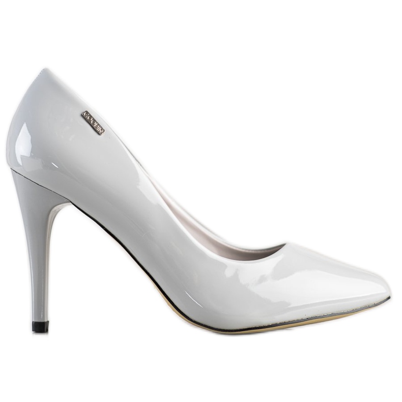 Goodin Décolleté laccate grigio