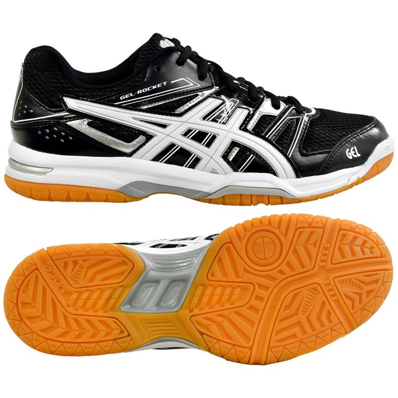 Asics Gel Rocket B455N-9001 scarpe da pallavolo da donna nero