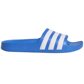 Ciabatte Adidas Adilette Aqua K per bambini blu e bianche EF1752
