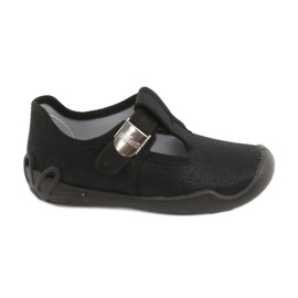 Scarpe per bambini Befado blanka nero 115X006 argento