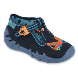 Scarpe per bambini Befado 110P389 blu navy arancia