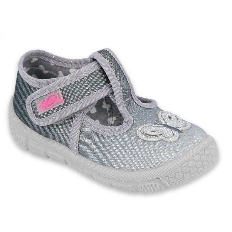 Scarpe per bambini Befado 533P006 d'argento grigio