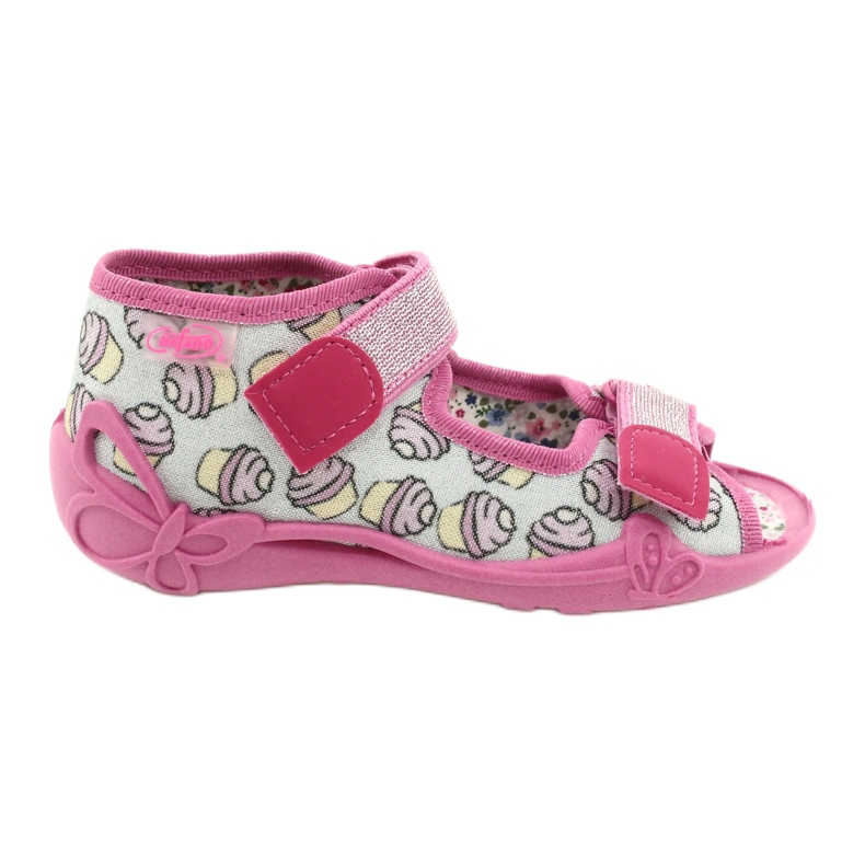 Scarpe per bambini Befado 242P099 rosa grigio multicolore