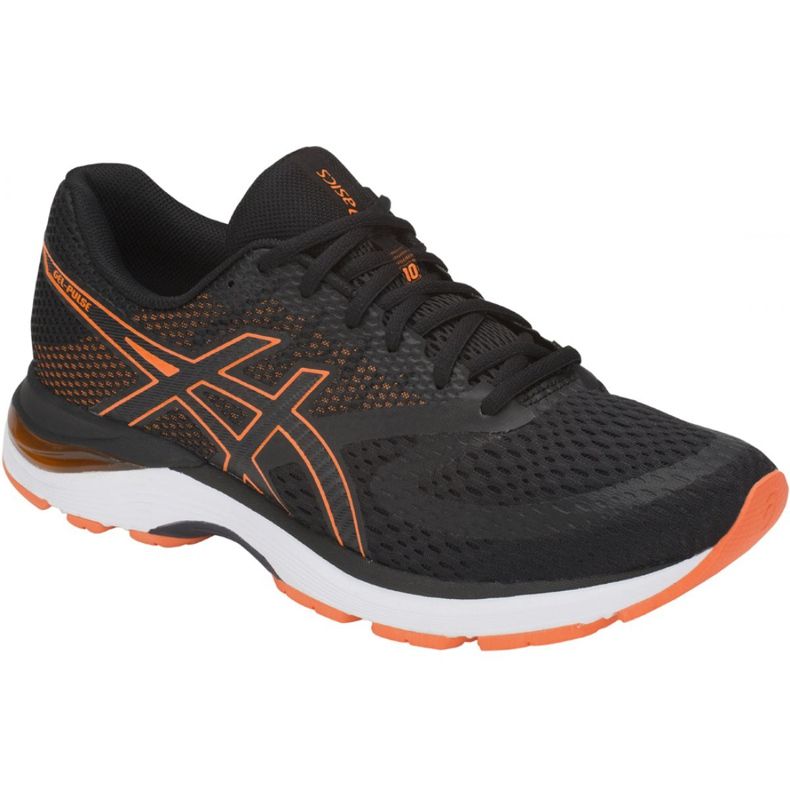 Asics Gel-Pulse 10 M 1011A007-001 scarpe nero arancia