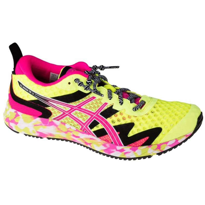 Asics Gel-Noosa Tri 12 W 1012A578-751 nero rosa giallo
