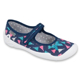 Scarpe per bambini Befado 114Y423 blu navy rosa multicolore