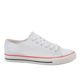 Sneakers classiche da uomo bianche X-215 bianca