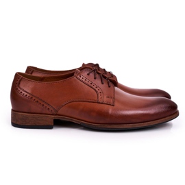 Bednarek Polish Shoes Scarpe Da Uomo In Pelle Con Suola Leggera Bednarek Marrone Chiaro