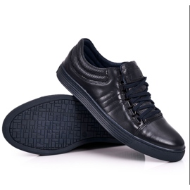 Bednarek Polish Shoes Scarpe da uomo in pelle Sneakers Bednarek Navy Blue