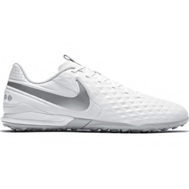Scarpa da calcio Nike Tiempo Legend 8 Academy Tf AT6100 100 bianco bianco
