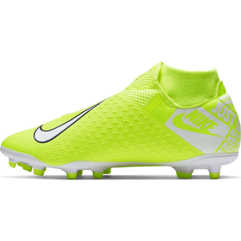 Scarpe da calcio Nike Phantom Vsn Academy Df FG / MG AO3258 717 rosa giallo