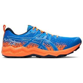 Asics Fujitrabuco Lyte M 1011A700-400 scarpe da corsa blu arancia