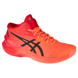 Scarpe da pallavolo Asics Sky Elite Ff Mt Tokyo M 1051A056-701 rosso arance e rosse
