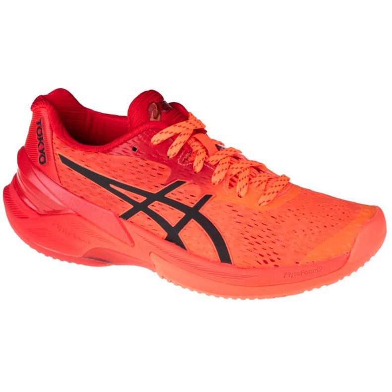 Scarpe da pallavolo Asics Sky Elite Ff Tokyo W 1052A047-701 multicolore arance e rosse