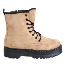 Lavoratori su una suola spessa LKS3 Khaki beige cachi
