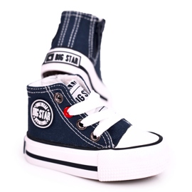 Sneakers Alte Per Bambini Con Cerniera Big Star HH374189 Navy Blue