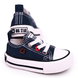 Sneakers basse classiche per bambini Big Star HH374195 Navy Blue