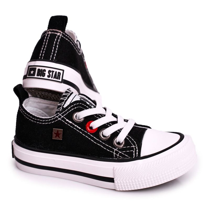 Sneakers basse classiche per bambini Big Star HH374090 Nere ['nero'] nero