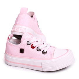 Sneakers basse classiche per bambini Big Star HH374093 Rosa