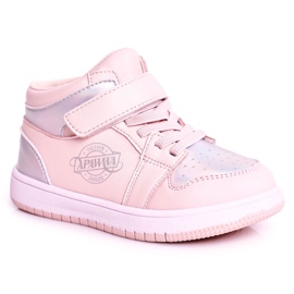 Apawwa Scarpe Sportive Bambino Rosa Argento Madison