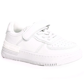 Apawwa Scarpe Sportive Bambino Con Velcro Bianco Airy