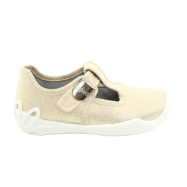Scarpe per bambini Befado blanka oro 115X003 d'oro