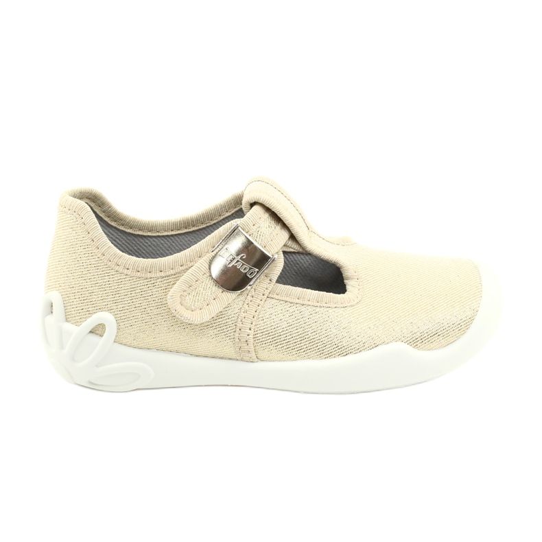 Scarpe per bambini Befado blanka oro 115X003 d'oro