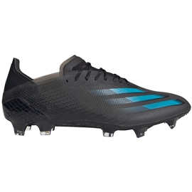 Adidas X Ghosted.1 Fg scarpe da calcio nere EG8255 nero nero