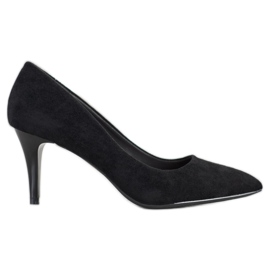 Goodin Décolleté in pelle scamosciata nero
