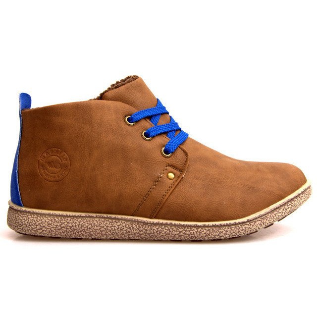Sneakers alte isolate 3021 Camel marrone
