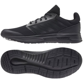 Scarpe da corsa Adidas Galaxy 5 M FY6718 nero