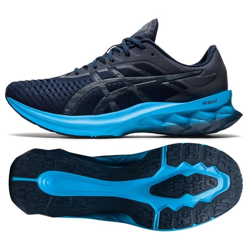 Scarpe Asics Novablast M 1011A681-402 blu navy blu