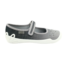 Scarpe per bambini Befado 114Y315 argento grigio