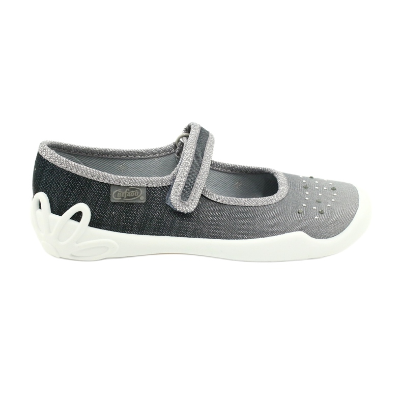 Scarpe per bambini Befado 114Y315 d'argento grigio