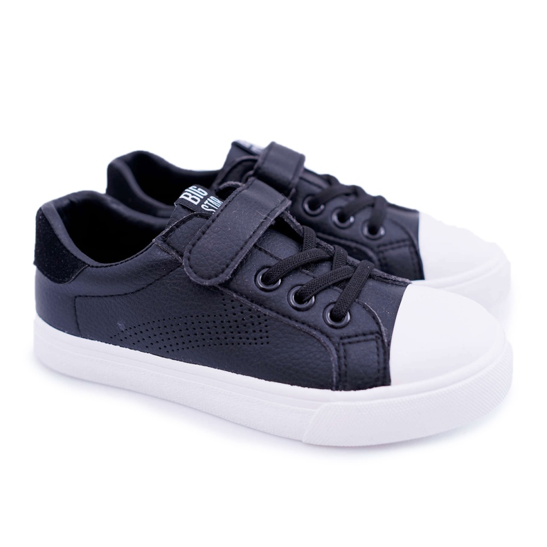 Sneakers Bambini Con Velcro Big Star DD374108 Nere ['nero'] nero
