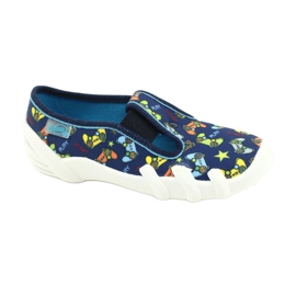Scarpe per bambini Befado 290X215 blu navy blu grigio giallo