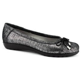 Dolce Pietro Ballerine da donna 2105 nere e argento nero