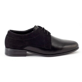 Lukas Scarpe da comunione da cerimonia per bambini J1 nere nero