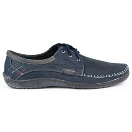 Mario Pala Scarpe da uomo 539 blu navy