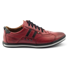 ABIS Scarpe casual da uomo 1801 rosse rosso