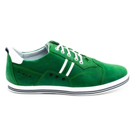 Polbut 1801 scarpe da uomo casual verdi verde